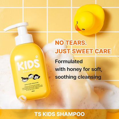 TS Kids Shampoo For Itchy, Dandruff Scalp Kids | Treatment for kids | Free Sulfate, Parabens, Silicones, Allergen (14.1 fl oz, 400ml)