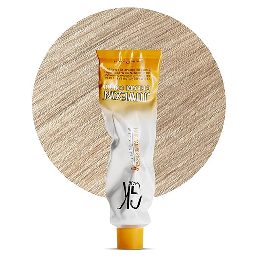 GK HAIR Global Keratin Permanent Hair Cream Color with 87+ Shades (3.4 Fl Oz/100ml) Nourishing & Cleansing Colors for Styling Long Lasting Natural Toner