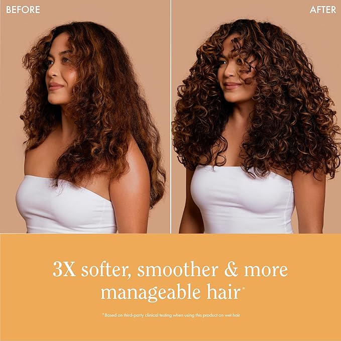 Rizos Curls Multivitamin Leave-In Heat Protection Up to 450°F – Strengthen, Repair & Add Shine to Straight, Wavy, Curly, Coily Hair Types 1a–4c – Sulfate & Paraben Free