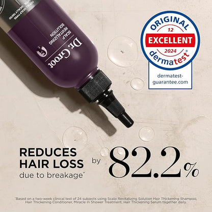 Dr. Groot Miracle in Shower Treatment, Korean Hair Care, 5 Seconds to Smooth Hair, Rosemary Oil for Healthier-Looking Hair, Hair Rinse, Moisturizing Hair Treatment, Kbeauty Scalp Revitalizing Solution