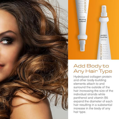TRI Design Protein Bodifier - Volumizing Hairspray for Full-Bodied Texture - Ideal for All Hair Types - Nourishes and Enhances Hair for Lift, and Body to Fine, Thin, or Limp Hair - 9.5 oz