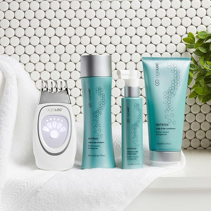 Nu Skin ageLOC Nutriol Scalp & Hair Shampoo | 6.7 fl. oz | Fuller Hair Formula with Vitamin E & Antioxidants | Nourishes Dry & Damaged Hair | Safe for Color-Treated Hair | Daily Use for All Hair Types