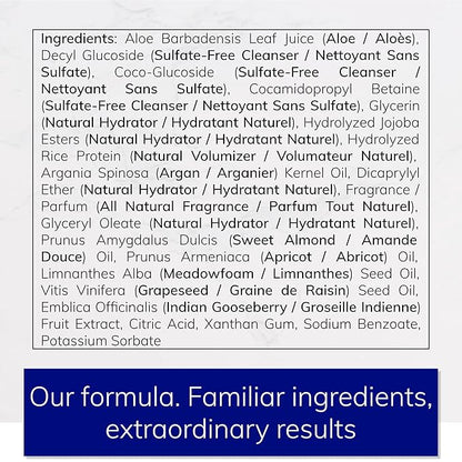 NEW Sulfate-Free Shampoo | Handcrafted with High-Performing Natural & Clean Ingredients | Remove Buildup, Improve Softness, Increase Volume & Shine | Color-Safe | For All Types of Hair | Men & Women