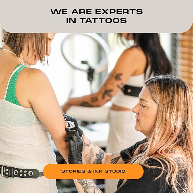 Stories & Ink Tattoo Care | AFTERCARE CREAM for fresh tattoos - Soothes Freshly Tattooed Skin, Visibly Calms Itchy or Irritated Skin, Fragrance-Free, Vegan & Cruelty-Free, 60 mL / 2 Fl Oz