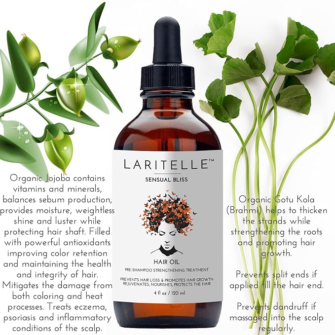 Organic Hair Growth Treatment Sensual Bliss 4 oz
