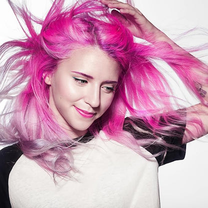 Arctic Fox Semi-Permanent Hair Dye, Virgin Pink, Vibrant Hot Pink Color, Vegan & Cruelty-Free, Ammonia-Free, Conditioning Formula, Long Lasting, For All Hair Types, 8 Fl Oz (Pack of 2)