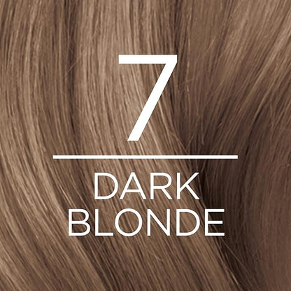 L'Oreal Paris Excellence Creme Permanent Triple Care Hair Color, 7 Dark Blonde, Gray Coverage For Up to 8 Weeks, All Hair Types, Pack of 1