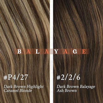 Sunny Hair Itip Human Hair Extensions Vibrant Highlights I Tip Hair Extensions Human Hair Dark Brown Highlight Caramel Blonde 18inch Pre Bonded Dramatic Transformation 50g