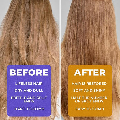 VAO Deep Conditioning Hair Mask for Damaged Hair – Intensive Hydrating Hair Treatment with Argan Oil, Shea Butter, Keratin, Hyaluronic Acid – Deep Conditioner for All Hair Types – 11.8 Fl Oz