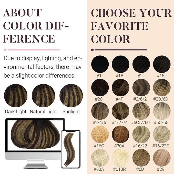 MAXITA Tape in Hair Extensions Human Hair 4/27/4 Chocolate Brown Mixed Caramel Blonde Balayage 24 Inch 30g 10pcs Thick Ends Straight Seamless Tape ins Remy Invisible Tape in Extensions Human Hair