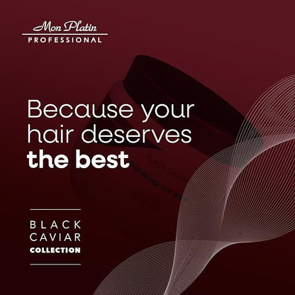 Black Caviar Blonde Hair Mask - Intensive Moisturizing Treatment for blonde, bleached, or Color Treated Hair - Special Antistatic Formula,SLS/Salt Free 500ML