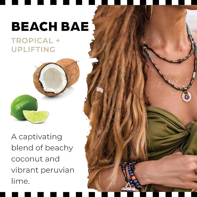 Dollylocks Conditioning Oil – Plant-Based & Residue-Free Moisturizing Scalp & Dreadlock Oil, pH Balanced,Vegan (Beach Bae Scent, 4oz)