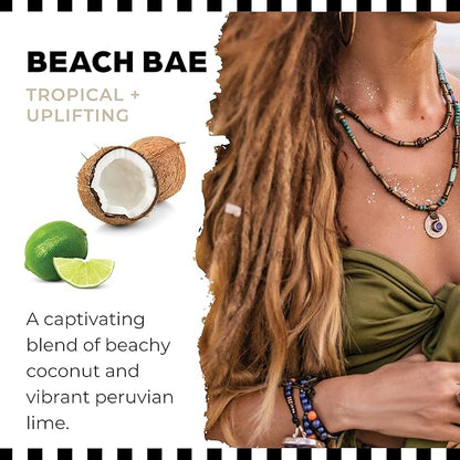 Dollylocks Conditioning Oil – Plant-Based & Residue-Free Moisturizing Scalp & Dreadlock Oil, pH Balanced,Vegan (Beach Bae Scent, 4oz)