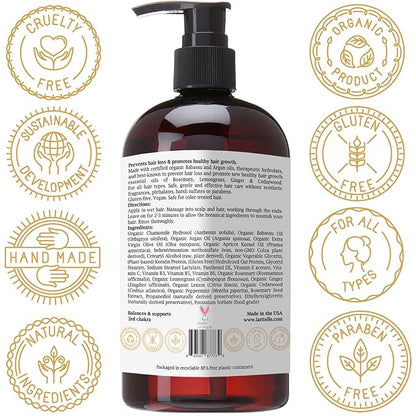 Organic Conditioner 16 oz. Rosemary, Ginger, Cedarwood. Promotes Hair Growth, Prevents Hair Loss GF