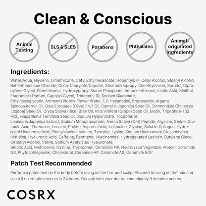 COSRX PEPTIDE 132 Hair Care Set - Bonding Shampoo, Treatment & Oil Serum, Bond Repair Treatment Hair Gift Set for Damaged, Dry Hair, Daily Scalp Treatment for Dandruff, Dry, Itchy or Flaky Scalp