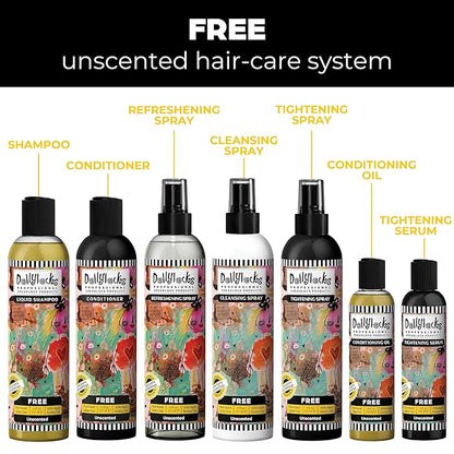 Dollylocks Conditioning Oil - Plant-Based & Residue-Free Moisturizing Scalp & Dreadlock Oil, pH Balanced, Vegan (Free Scent, 4oz)