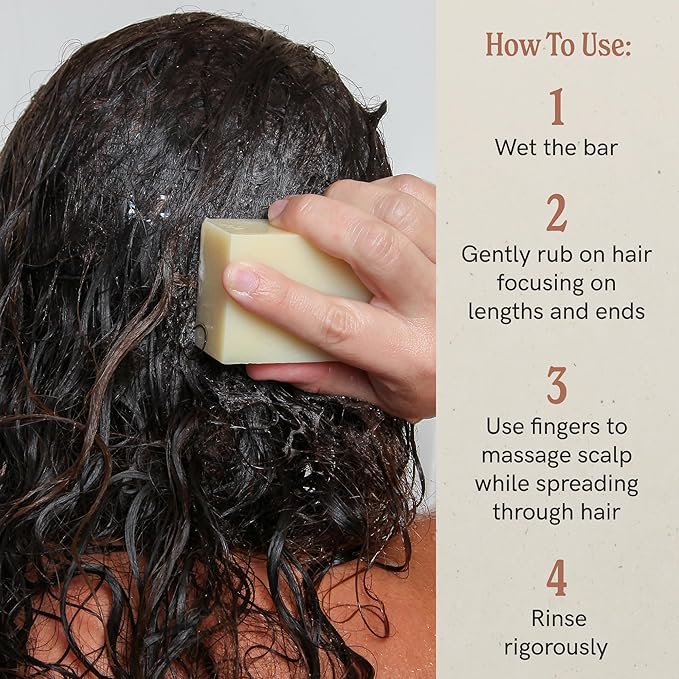 J·R·LIGGETT'S All-Natural Shampoo Bar, Moisturizing Formula -Supports Strong and Healthy Hair -Nourish Follicles with Antioxidants and Vitamins -Detergent and Sulfate-Free, Set of Three,3.5 Ounce Bar