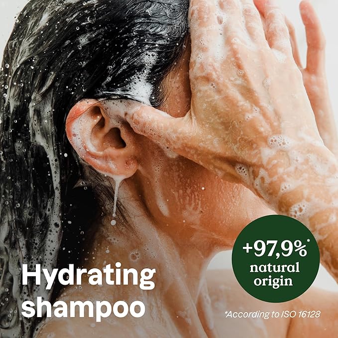 ATTITUDE Hydrating Shampoo, Peppermint & Sweet Orange, EWG Verified with Essential Oils, Vegan & Plant-Based, Aluminum Bottle, For Dry and Damaged Hair, 16 Fl Oz
