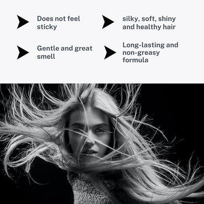 Morfose Professional Two Phase Leave-in Conditioner for Dry, Damaged, or Brittle Strands, Repairs and Protects, Damage, and Split Ends, 13.52 Fl Oz (Milk Therapy)