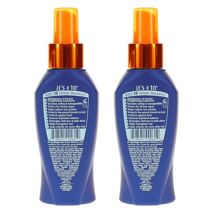 It's A 10 Haircare Miracle Leave-In Conditioner Spray w/Keratin - 4 oz. - 2ct