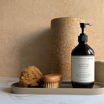 Murchison-Hume Luxury Vegan Hand Soap with Pump Dispenser, Moisturizing Hand Wash, SLS, Paraben & Cruelty-Free, 17oz - Pack of 2 (Lemon Myrtle)