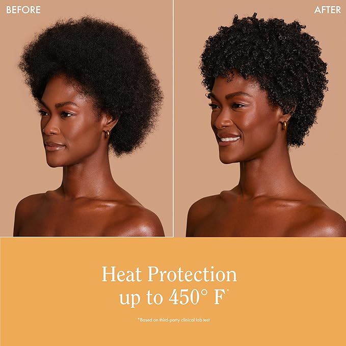 Rizos Curls Multivitamin Leave-In Heat Protection Up to 450°F – Strengthen, Repair & Add Shine to Straight, Wavy, Curly, Coily Hair Types 1a–4c – Sulfate & Paraben Free