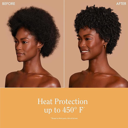 Rizos Curls Multivitamin Leave-In Heat Protection Up to 450°F – Strengthen, Repair & Add Shine to Straight, Wavy, Curly, Coily Hair Types 1a–4c – Sulfate & Paraben Free