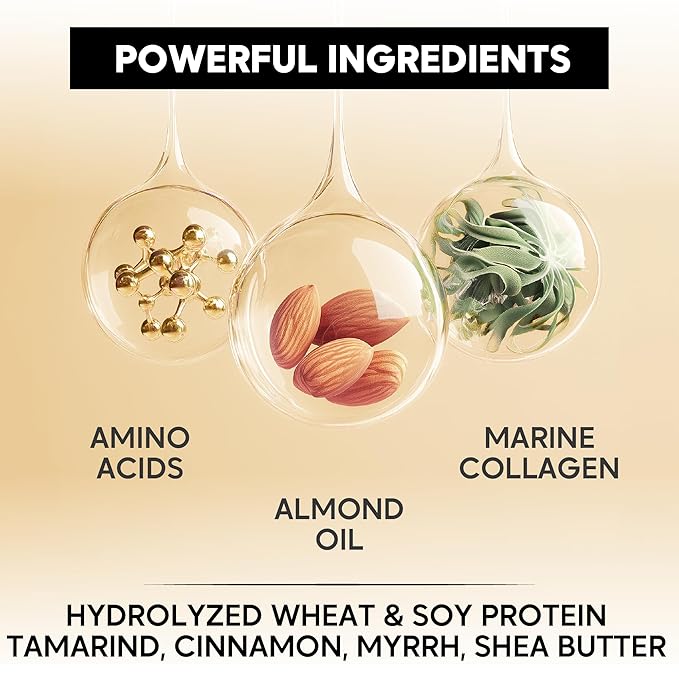 HAIR TREATMENT MASK FOR DAMAGED BRAZILIAN BONDOX 2.82 oz Thermal Activated Mask for Dry Frizzy Hair | Formaldehyde Free Cruelty Free | Results for up to 1-3 months | Almond Oil