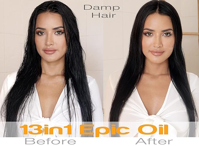 13in1 Epic Hair Oil with Argan Oil & Coconut Oil - For all hair types - Vegan, sulfate free, paraben free