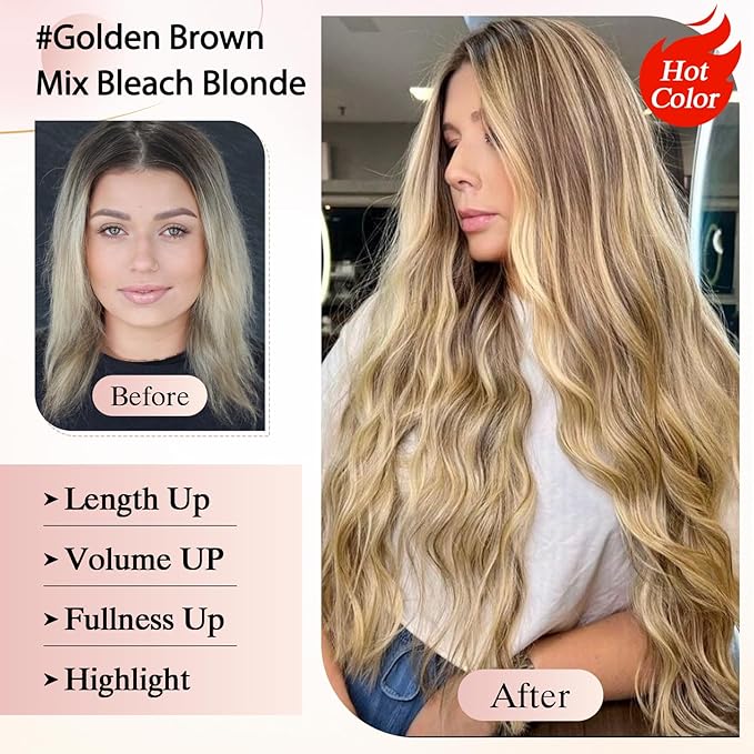 U Tip Hair Extensions Human Hair Pre Bonded Extensions Keratin Fusion Extensions K Tip Hair Extensions Real Human Hair Silky Straight Natural 50g/100 Stands 18" Bleach blonde