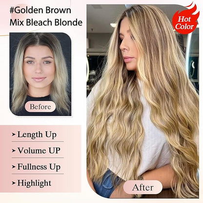 U Tip Hair Extensions Human Hair Pre Bonded Extensions Keratin Fusion Extensions K Tip Hair Extensions Real Human Hair Silky Straight Natural 50g/100 Stands 18" Bleach blonde