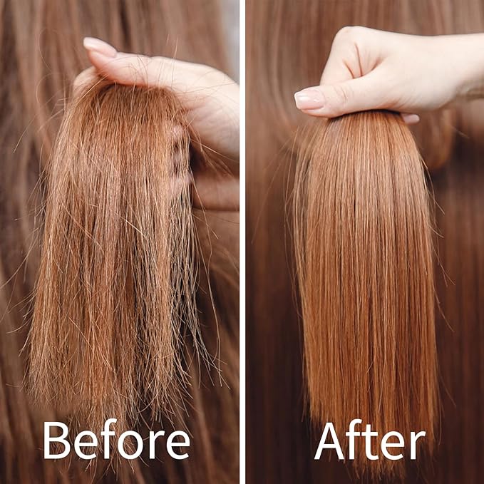 Lightweight Keratin Protein Leave In Conditioner for Dry Damaged Hair,Collagen Deep Repairing Anti-Frizz Leave in Hair Conditioner Tube, Heat ProInfused with vitamin B5,Moisturizing Jojoba oil
