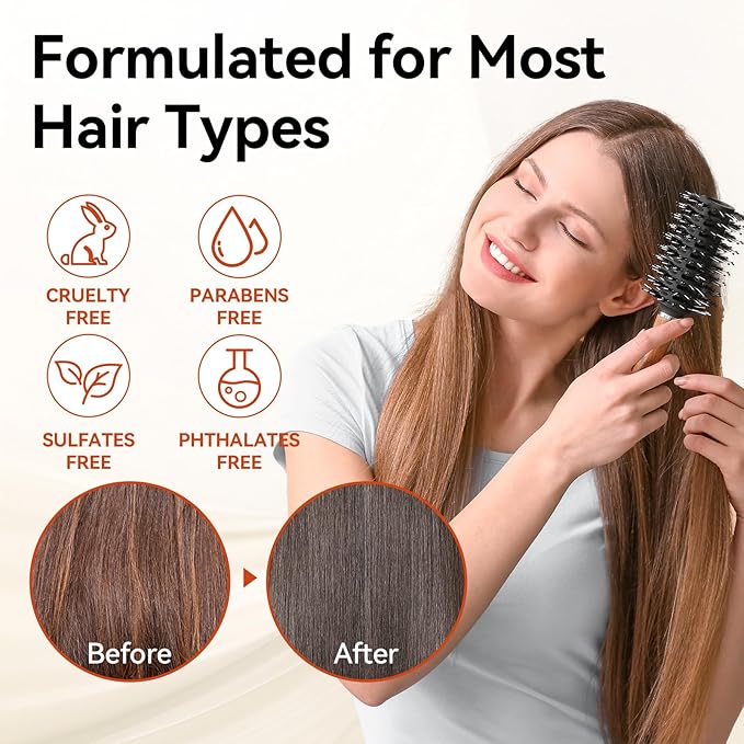 Castor Oil Shampoo and Conditioner Set for Hair Growth Strengthen and Cleanse Shampoo for Thin Hair Restore Damaged Hair Sulfate Free for Men & Women,16.9 FL Oz