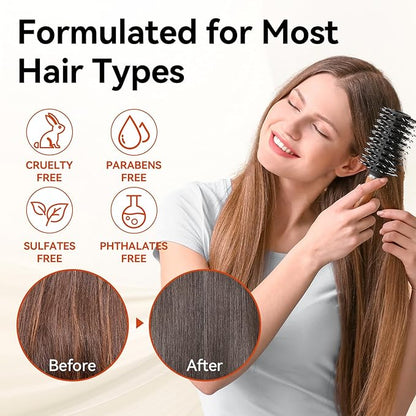 Castor Oil Shampoo and Conditioner Set for Hair Growth Strengthen and Cleanse Shampoo for Thin Hair Restore Damaged Hair Sulfate Free for Men & Women,16.9 FL Oz