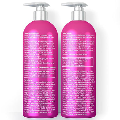 34 OZ Hair Growth Shampoo and Conditioner Set for Women | Effective Hair Regrowth Treatment | Strengthening, Thickening & Soothing Formula for Healthy, Vibrant Hair | Salon Size