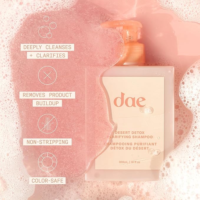 DAE Hair Desert Detox Clarifying Shampoo Full Size 10oz