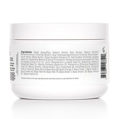 Overtone Color Depositing Semi-Permanent Hair Dye Conditioner - 8 oz For Natural & Color-Treated Hair, Moisturizing Shea Butter & Coconut Oil - Vegan & Cruelty-Free, Vibrant Teal