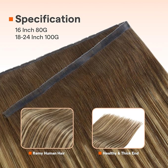 Full Shine Butterfly Weft Hair Extensions Invisible Pu Hole Weft Extensions Color Medium Brown To Honey Blonde Extensions Genius Weft 22 Inch Micro Beads Real Human Hair Add Length 100G