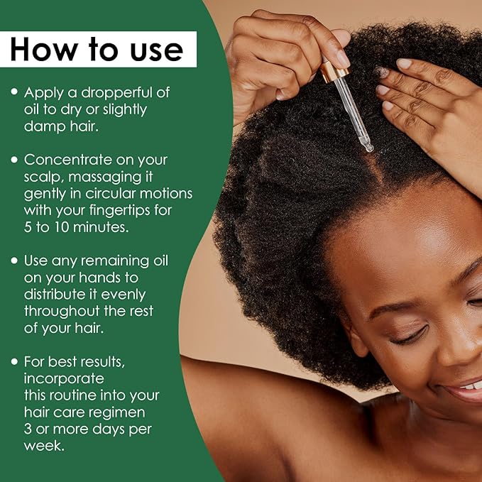Seddy Hair Growth & Strengthening Oil with Caffeine, Rosemary, Castor, Biotin, Peppermint, Argan & Jojoba Oils - 1.7 Fl. Oz (Pack of 1)