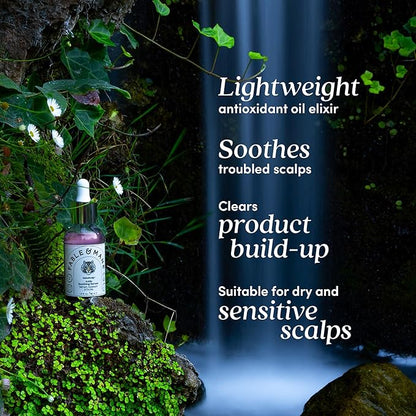 Fable & Mane Amla Soothing Serum with Rosemary Oil Purifies and Balances Irritation. Detox Treatment for Dry, Itchy or Sensitive Scalps