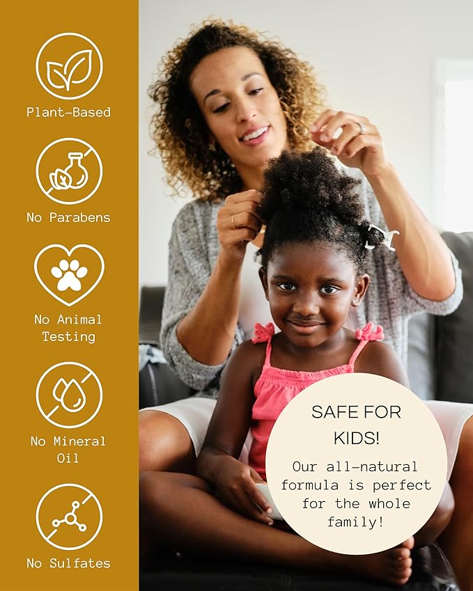 Righteous Roots Rx Hair Oil for Hair Growth, Anti Frizz and Thickener Best for Curly, Wavy Natural Hair and Beards. 4fl oz (Previously known as Hair RX)