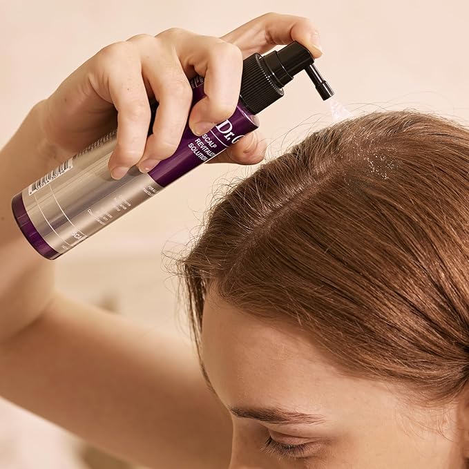 Dr. Groot Scalp Relief Tonic, Korean Hair Care with Chamomile, Niacinamide, Menthol, Rosemary Oil, Moisturizing Biotin Spray, Antioxidant Formula, for Dry Scalp, Kbeauty Scalp Revitalizing Solution