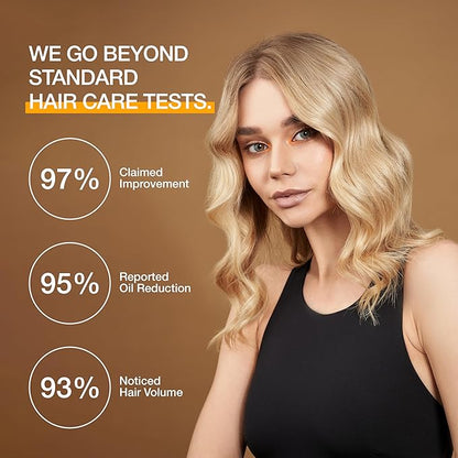 Balancing Conditioner for Oily Hair Scalp Volumising Sulphate Free Conditioners for Greasy Hair Colored Treated Dry Hair Anti-Frizz Hydrating Deep Cleansing for Men & Women - 10.1 Ounce