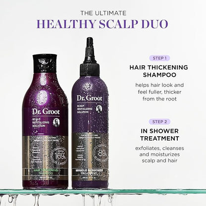 Dr. Groot Miracle in Shower Treatment, Korean Hair Care, 5 Seconds to Smooth Hair, Rosemary Oil for Healthier-Looking Hair, Hair Rinse, Moisturizing Hair Treatment, Kbeauty Scalp Revitalizing Solution