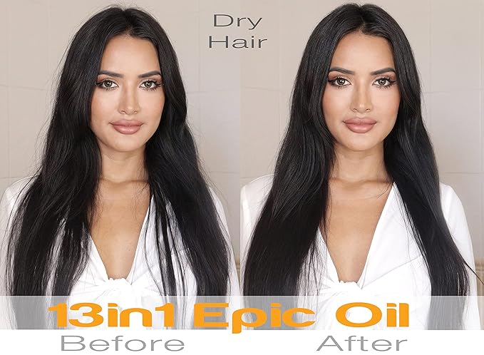13in1 Epic Hair Oil with Argan Oil & Coconut Oil - For all hair types - Vegan, sulfate free, paraben free