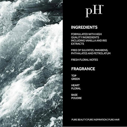 pH PURE HAIR Styling Mousse - Frizz Control Shaping Mousse with Medium Hold, Lightweight Formula for Defined Styles & Volume, 10.1 Oz