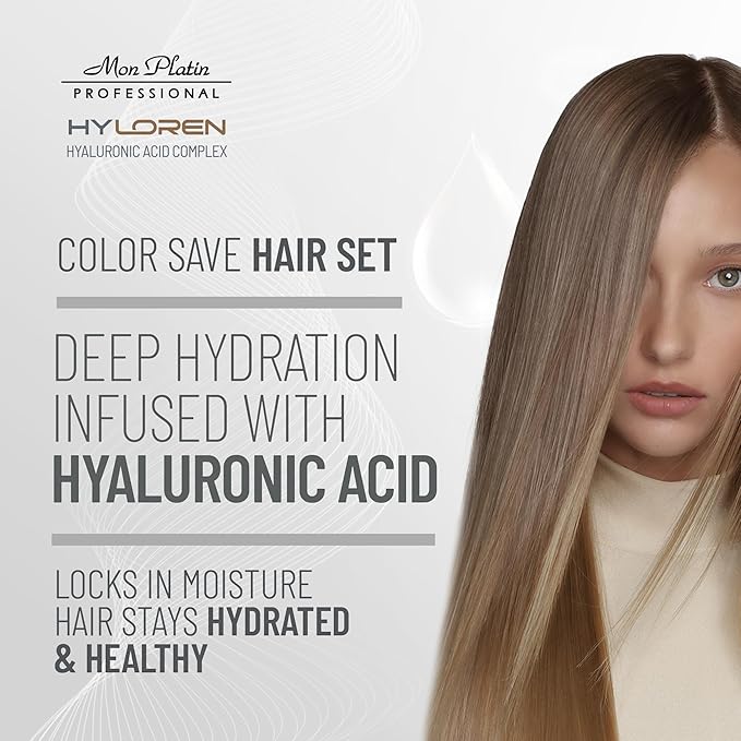Mon Platin Hair Mask & Spray Bundle – Deep Conditioning & Heat Protection for Dry, Color-Treated Hair