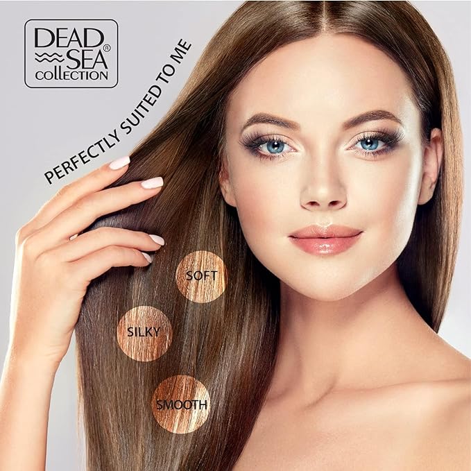 Dead Sea Collection Shampoo and Conditioner Set with Keratin – Hydrating Softening Hair Products with Dead Sea Minerals for All Hair Types – Set of 2 Bottles (33.8 & 30.6 Fl. Oz.)