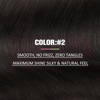 YoungSee Tape in Hair Extensions Real Human Hair Dark Brown Tape Extensions Human Hair Brown 22In Tape in Human Hair Extensions Darkest Brown 20pcs Double Sided Tape on Hair Extensions Human Hair 50g
