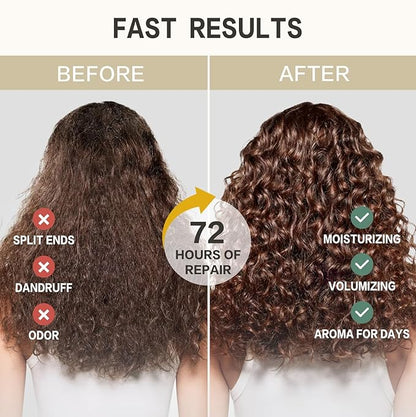 Japanese Shampoo and Conditioner Set for Women, Shampoo and Conditioner Set for Oily Hair, Sulfate Free, Rose Scent, Anti Dandruff, Clarifying, Moisturizing, Hydrolyzed Keratin Hair Care, 32oz